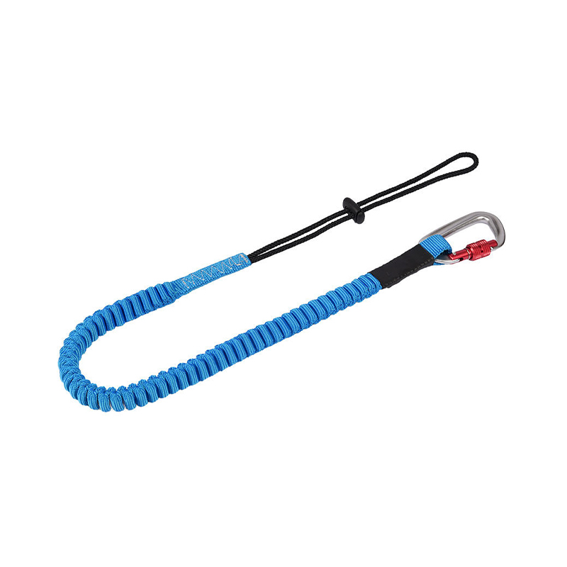 HT-T-0023 حبل أدوات قابل للسحب مع حزام أمان بحلقة تسلق للعمل على ارتفاعات مصنوع من مادة البوليستر المتينة